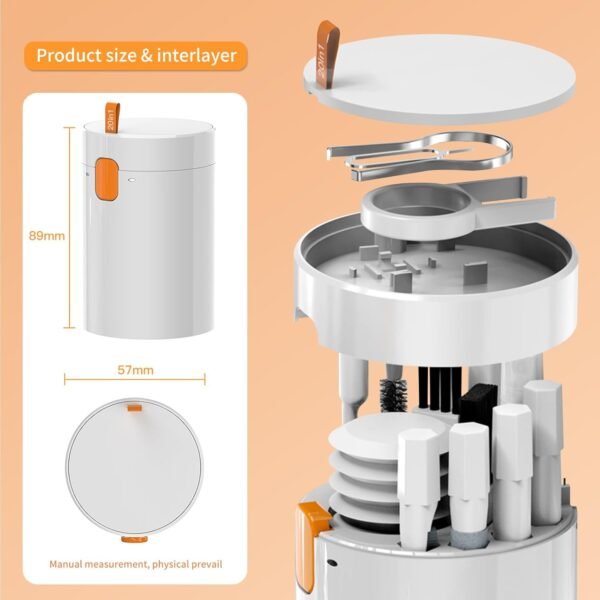 20-in-1 Multifunctional Cleaning Kit for Earbuds, Keyboards, AirPods & Electronic Devices - Image 6