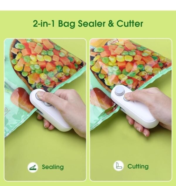 Portable Mini Sealing Machine – USB Rechargeable Heat Sealer for Food Bags - Image 3