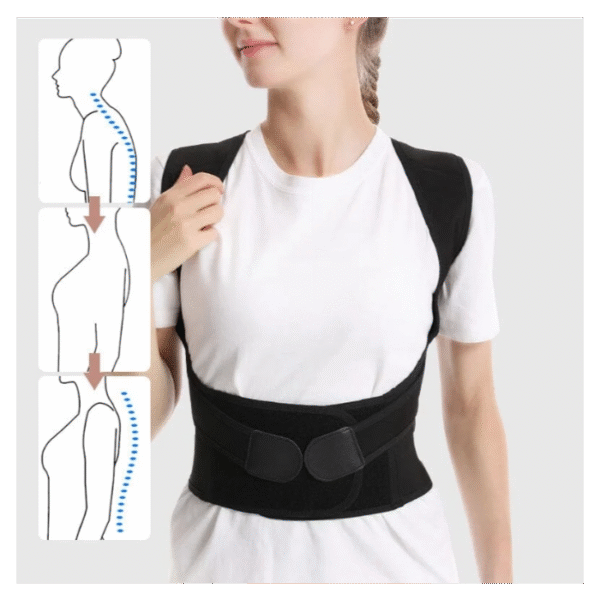 Adjustable Posture Corrector Belt for Back & Shoulder Support - Image 4