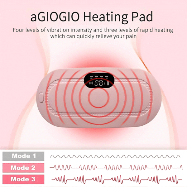 Smart Heating Pad for Period Pain Relief – Menstrual Cramps Massager for Women - Image 2
