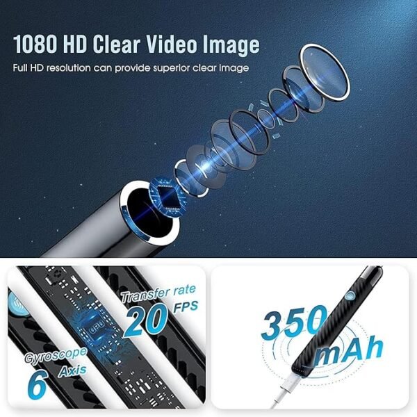 Smart Ear Wax Removal Tool with HD Camera – Visual Ear Cleaner Kit for iPhone & Android - Image 3